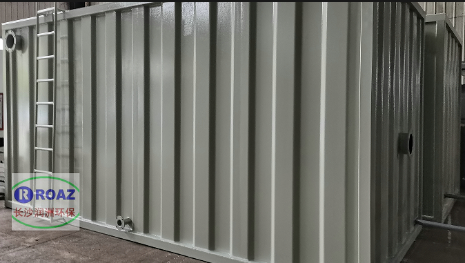 箱式一體化生活污水處理設備的生產 箱式一體化生活污水處理設備的生產